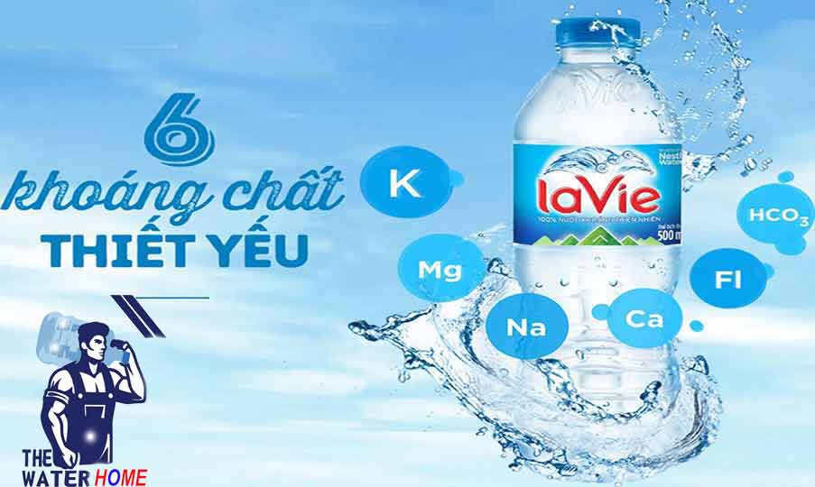Thùng 24 Chai Nước Khoáng Lavie 350ml 3 lavie 350ml the water home