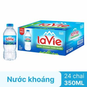 Thùng 24 Chai Nước Khoáng Lavie 350ml