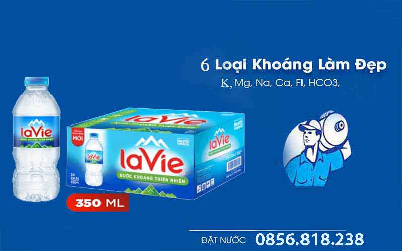 Thùng 24 Chai Nước Khoáng Lavie 350ml 2 thung 24 chai nuoc khoang lavie 350ml