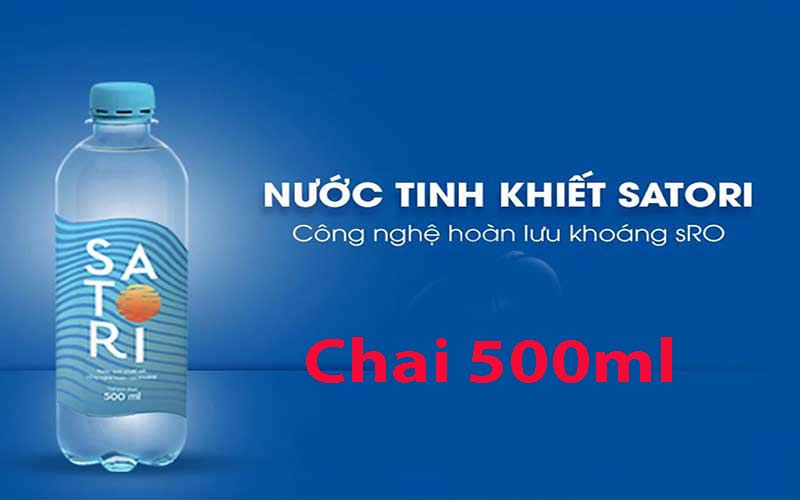 Thùng 24 Chai Nước Satori 500ml 2 satori 500ml 800500